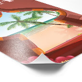 Impression Photo Affiche de voyage du Palais de Dubaï (Coin)