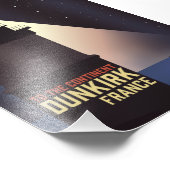 Impression Photo Affiche de voyage du phare de Dunkerque. Géant Mug (Coin)