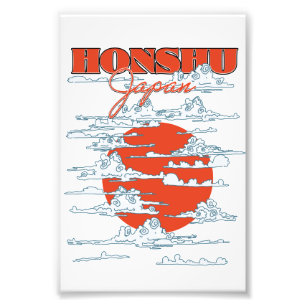 Impression Photo Affiche de voyage Honshu Japon