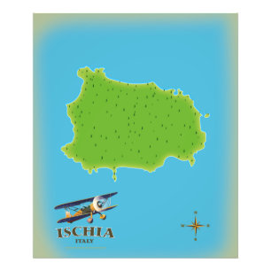 Impression Photo Affiche de voyage Ischia Italie