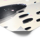 Impression Photo Affiche de voyage japonaise Furano. (Coin)