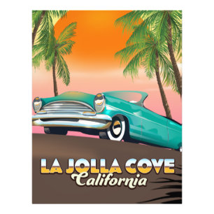 Impression Photo Affiche de voyage La Jolla Cove Californie