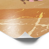 Impression Photo Affiche de voyage lac Crater Canada (Coin)