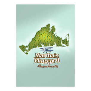 Impression Photo Affiche de voyage Martha's vineyard Massachusetts