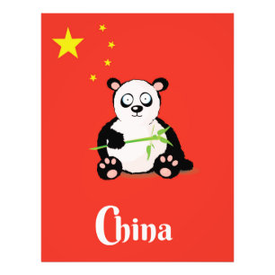 Impression Photo Affiche de voyage Panda Chine.