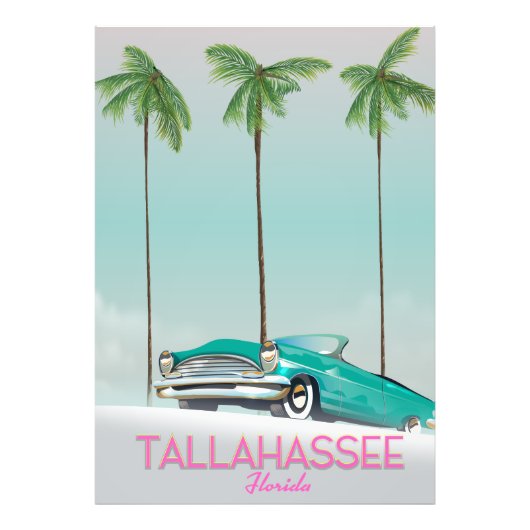 Impression Photo Affiche de voyage Tallahassee Floride (Devant)