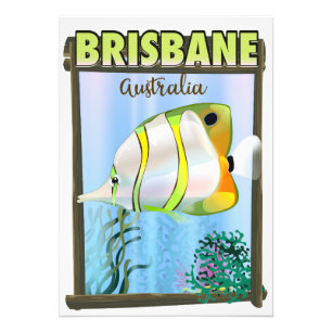 Impression Photo Affiche de voyage tropical à Brisbane Australie
