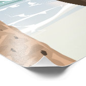 Impression Photo Affiche de voyage vintage mauricienne (Coin)