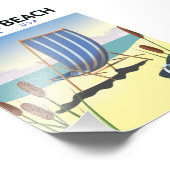 Impression Photo affiche de voyage Virginia Beach Virginia USA (Coin)