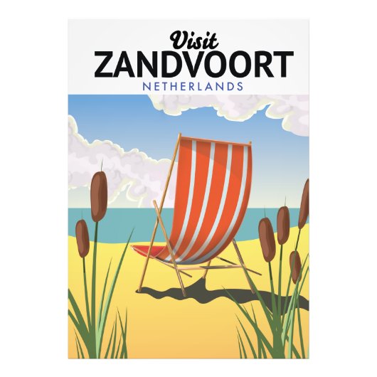 Impression Photo Affiche de voyage Zandvoort Pays-Bas (Devant)