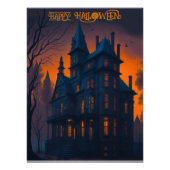 Impression Photo Affiche d'Halloween Haunween Maison Halloween (Devant)