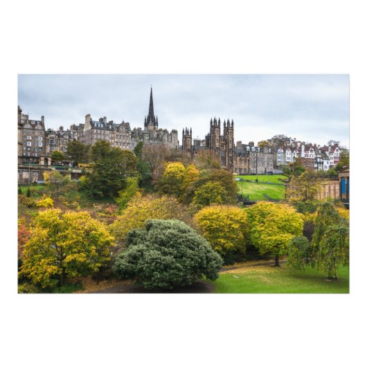 Impression Photo Affiche étonnante d'Édimbourg (Devant)