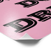 IMPRESSION PHOTO AFFICHE IDIOT SE DROGUER (Coin)