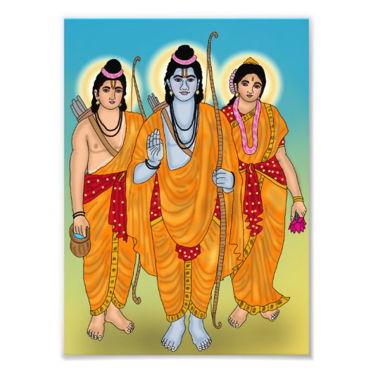 Impression Photo Affiche Lord Sitaram (Devant)