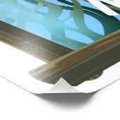 Impression Photo Affiche mexicaine de voyage tropical de Cancun (Coin)