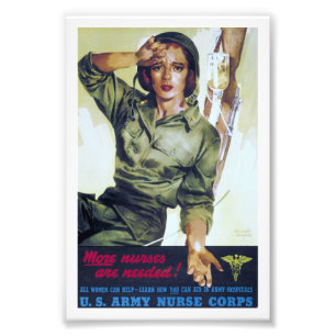 Impression Photo Affiche nécessaire de recrutement d'infirmières