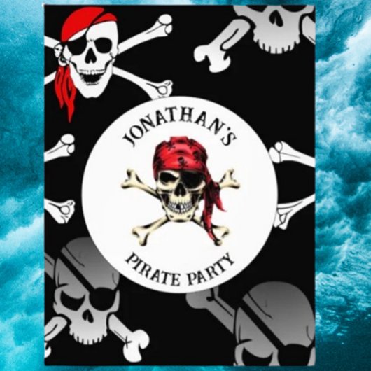 IMPRESSION PHOTO AFFICHE PIRATE ET OS CROISÉS