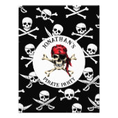 IMPRESSION PHOTO AFFICHE PIRATE JOLLY ROGER (Devant)