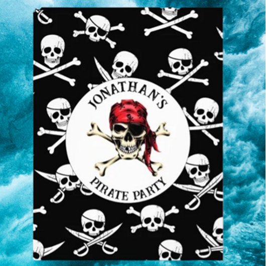 IMPRESSION PHOTO AFFICHE PIRATE JOLLY ROGER