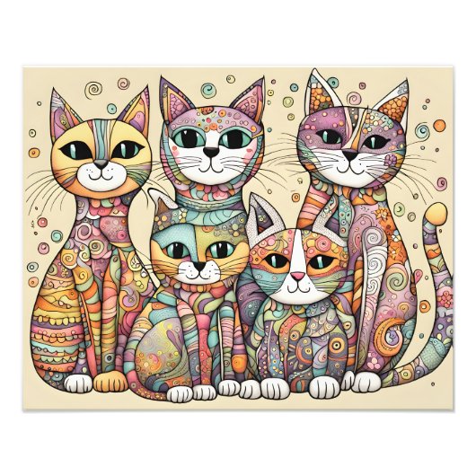 Impression Photo affiche pour calmer les chats (Devant)
