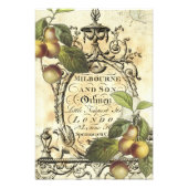 Impression Photo affiche publicitaire vintage d'un commerçant (Devant)