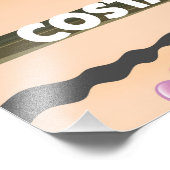 Impression Photo Affiche touristique Nosara Costa Rican (Coin)