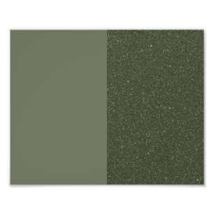 Impression Photo Affiche vert mousse personnalisable – Split invers
