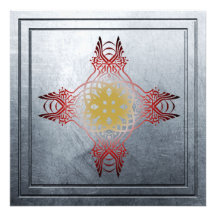 affiches islamiques avec mot mosaïque bismillah