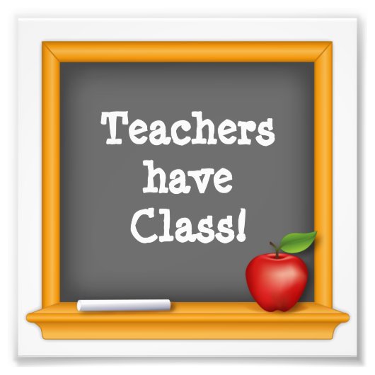 Impression Photo Affichez-le : les enseignants ont un cours (Devant)