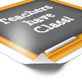 Impression Photo Affichez-le : les enseignants ont un cours (Coin)