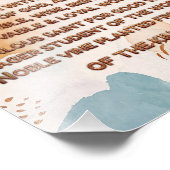 Impression Photo Affirmations bibliques de Boho Acrostique w_Script (Coin)