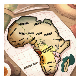 Impression Photo Africa map