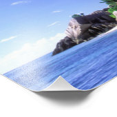 Impression Photo Afrique, Seychelles, île de La Digue. Granite 3 (Coin)