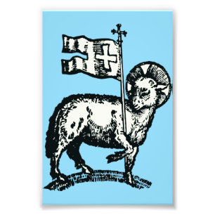 Impression Photo Agneau de Dieu symbole de la foi chrétienne