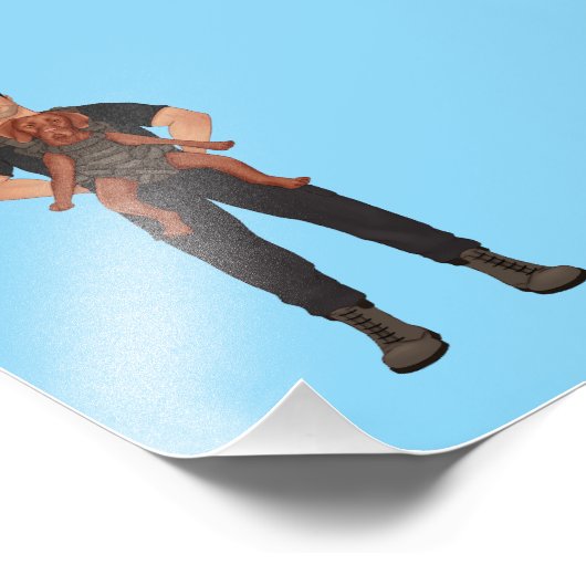 Impression Photo Ahmed and Nemi wall art (Coin)