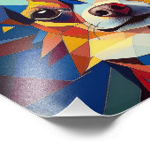 Impression Photo AI Cubism Chien (Coin)