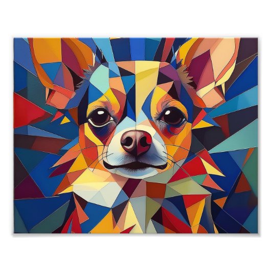 Impression Photo AI Cubism Chien (Devant)