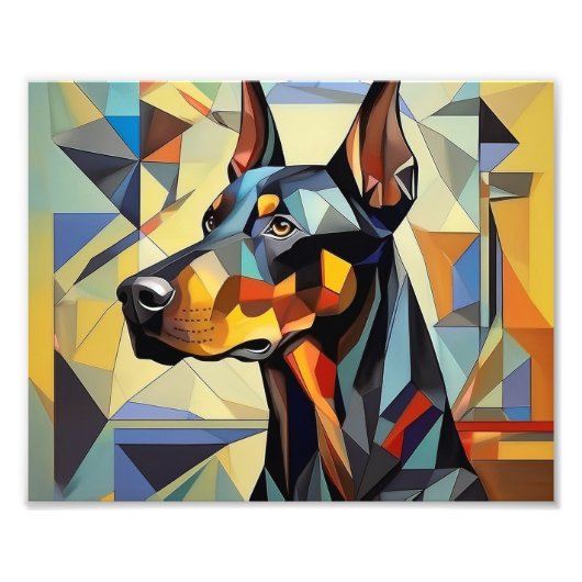 Impression Photo AI Cubism Chien (Devant)