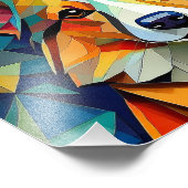Impression Photo AI Cubism Chien (Coin)