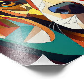 Impression Photo AI Cubism Chien (Coin)