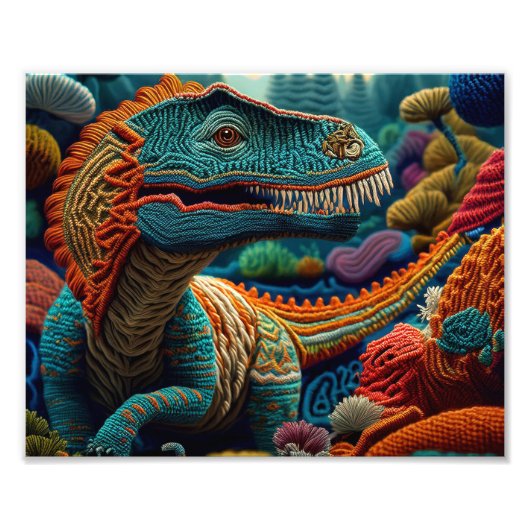 Impression Photo AI Dino Yarn (Devant)