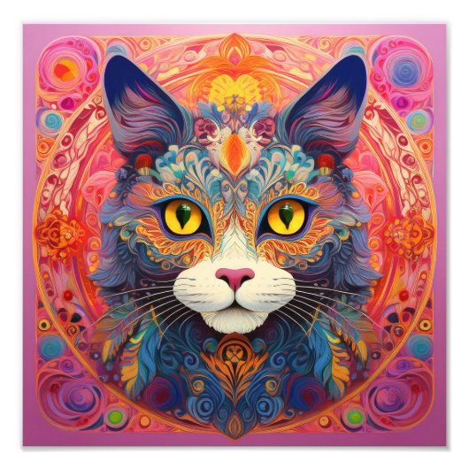 Impression Photo AI Flower Cat (Devant)