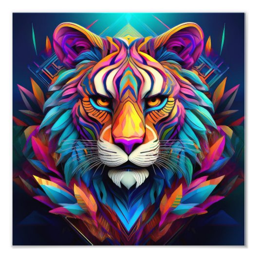 Impression Photo AI Tiger (Devant)