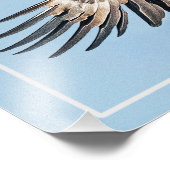 Impression Photo Aigle de Bald sur l'aile (Coin)