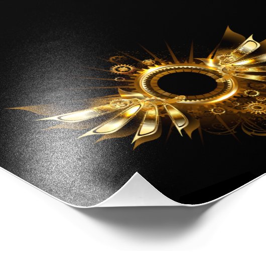 Impression Photo Ailes de Steampunk (Coin)