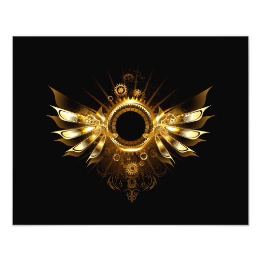 Impression Photo Ailes steampunk (Devant)