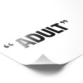 Impression Photo Ainsi Appelés Marques De Citation Adultes (Coin)