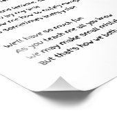 Impression Photo Ajouter un cadre à ce POEM pour MOM de Toddler Pic (Coin)