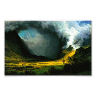 Impression Photo Albert Bierstadt Storm in the Mountains Imprimer