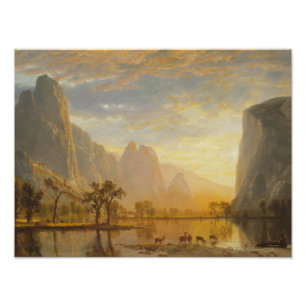 Impression Photo Albert Bierstadt - Vallée du Yosemite